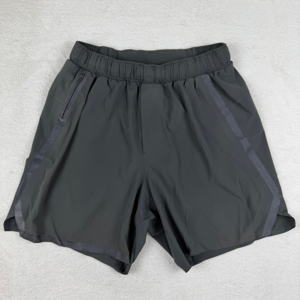 Lululemon Surge Lined 6" Shorts Gray Reflective M7AJES Men's Small-READ‎
